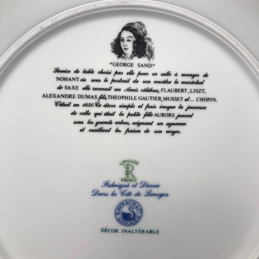 レイノー ジョルジュ サンド 大皿 プレート 苺 レリーフ ショパン レア